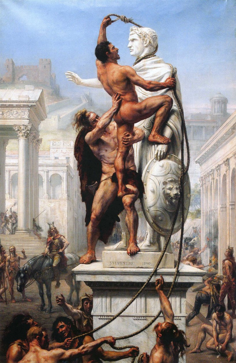Visigoths द्वारा रोम की बोरी, 410, 1890 द्वारा जोसेफ नोएल सिल्वेस्ट्रे