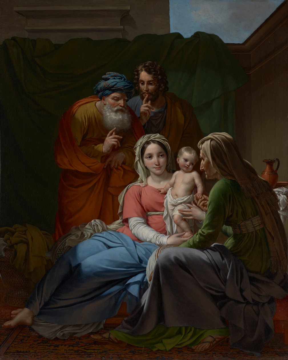 द होली फैमिली, c.1820 द्वारा जोसेफ पेलिंक
