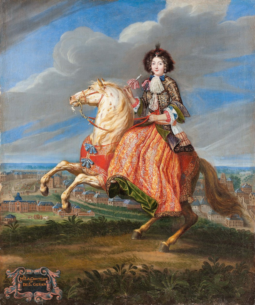 फ्रेंकोइस मेडेलीन क्लाउड डी सेंट-गेरान का अश्वारोही चित्र, 1675-1680। द्वारा जोसेफ परकोल