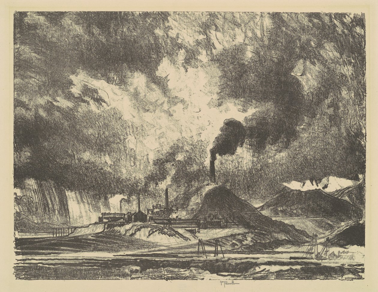 एनाकोंडा, मोंटाना, 1915। द्वारा जोसेफ पेनेल