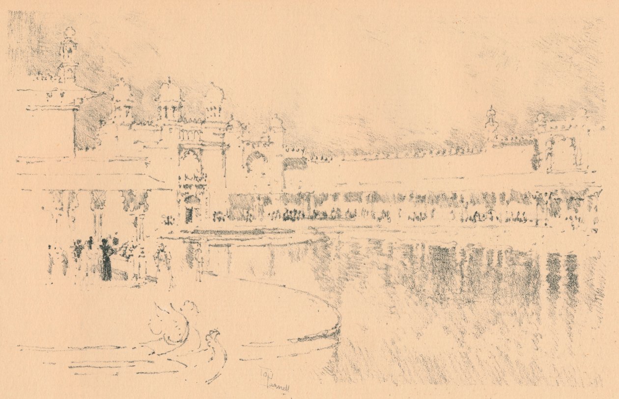जे। पेनेल द्वारा ऑटो-लिथोग्राफ, c1877-1898, 1898 द्वारा जोसेफ पेनेल