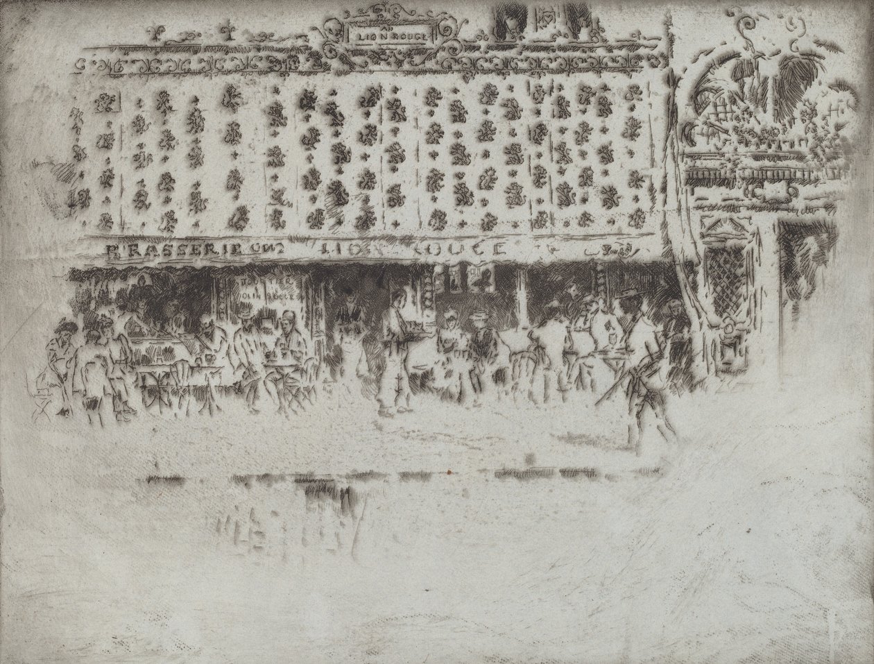 चोली, औ लायन रूज, 1893। द्वारा जोसेफ पेनेल