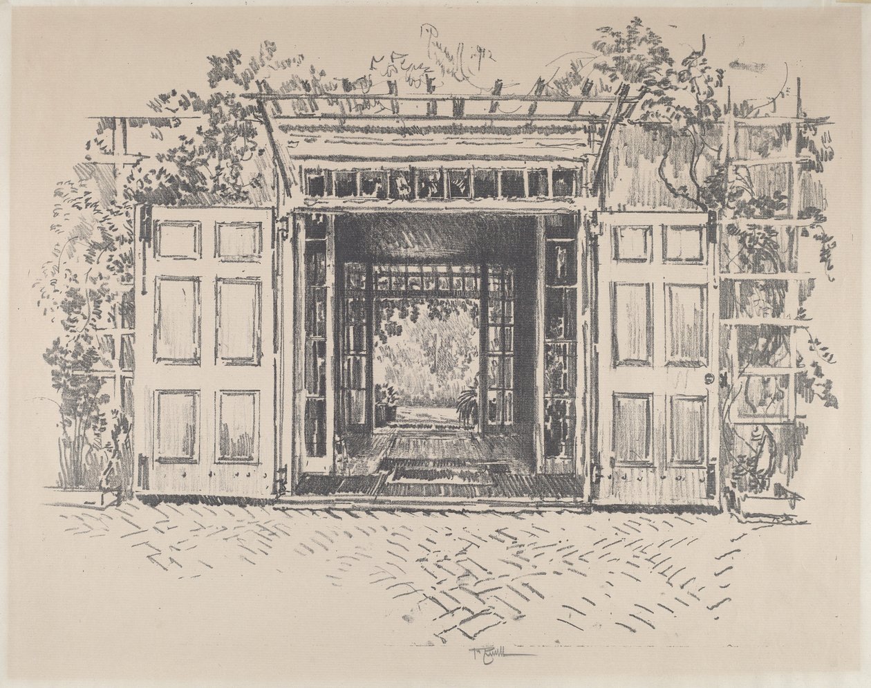 डोरवे, विक, 1912। द्वारा जोसेफ पेनेल