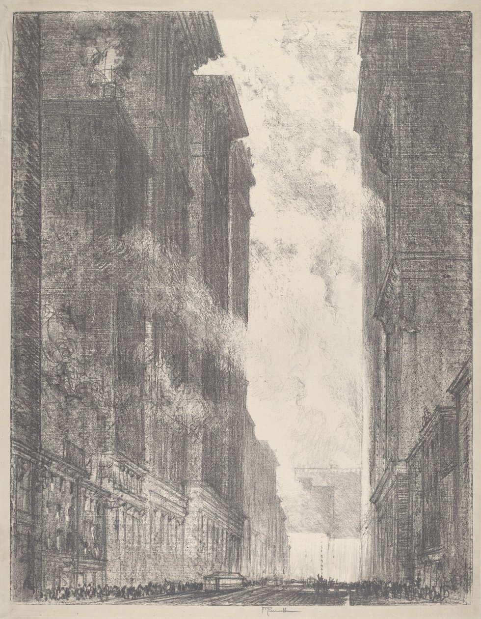 चौथा एवेन्यू, 1910। द्वारा जोसेफ पेनेल