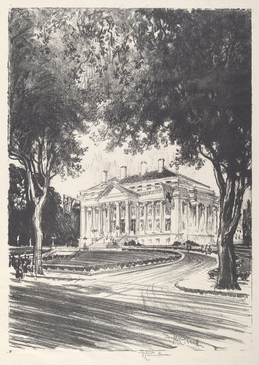 राष्ट्रीय रेड क्रॉस मुख्यालय, वाशिंगटन, 1919। द्वारा जोसेफ पेनेल