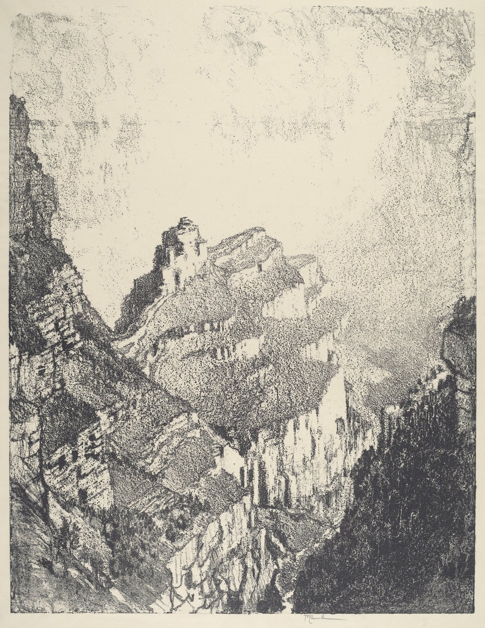 रोड टू द व्हाइट सिटी, नंबर II, 1912। द्वारा जोसेफ पेनेल