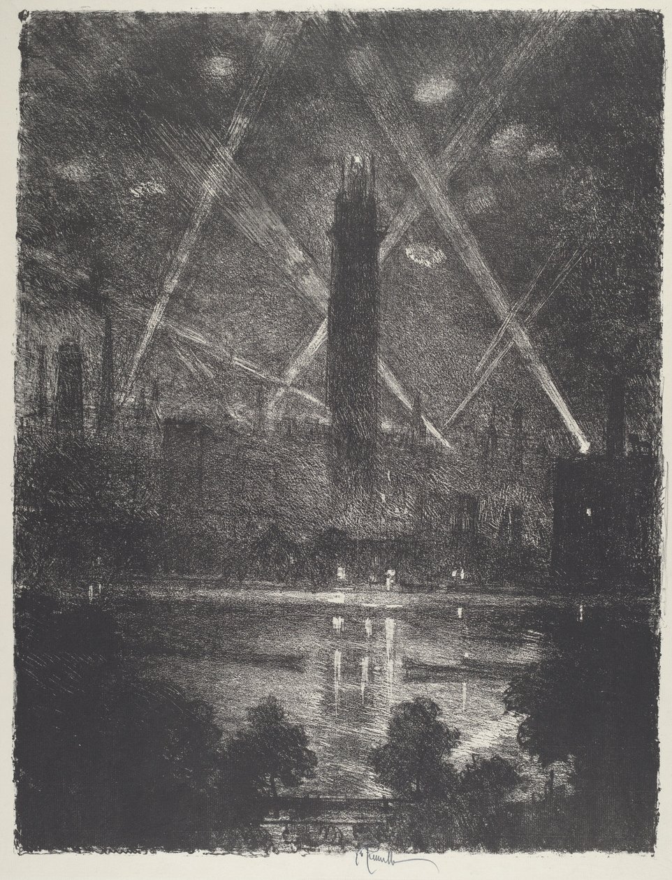 शॉट, 1916। द्वारा जोसेफ पेनेल