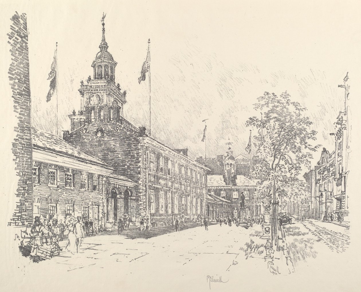राज्य भवन, 1912। द्वारा जोसेफ पेनेल