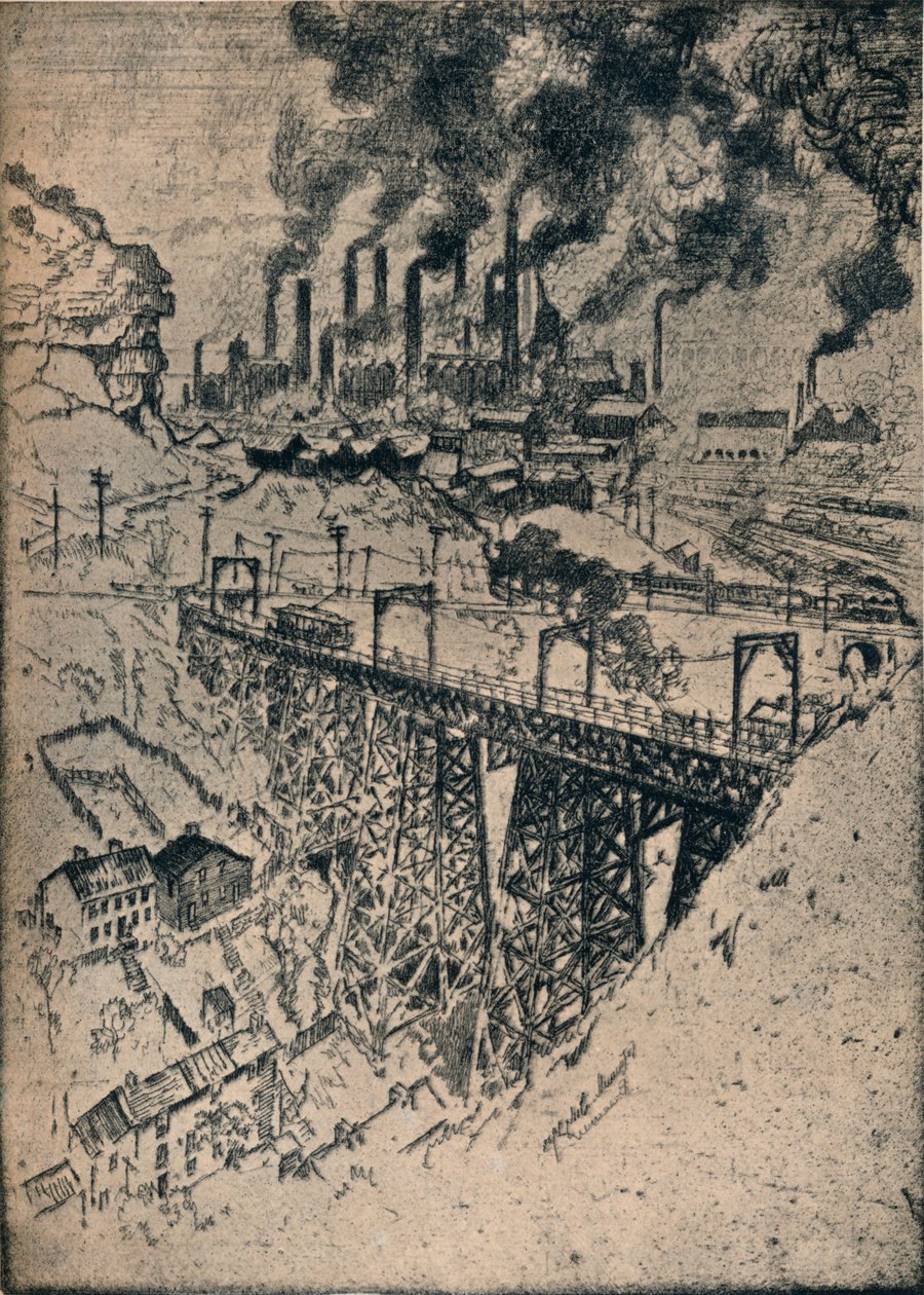 स्टील-एडगर थॉमसन वर्क्स, 1909 द्वारा जोसेफ पेनेल