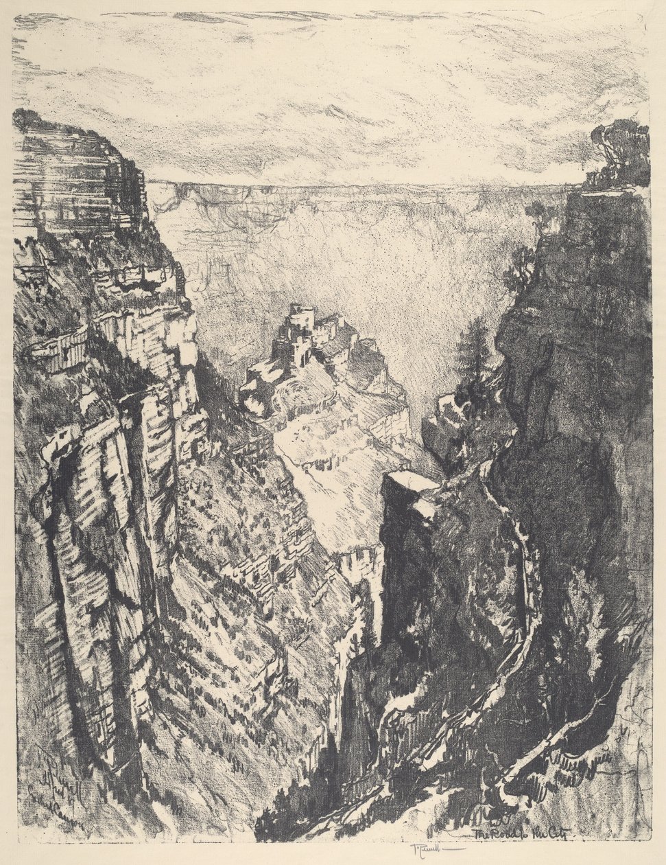 द ब्राइट एंजेल ट्रेल, 1912। द्वारा जोसेफ पेनेल