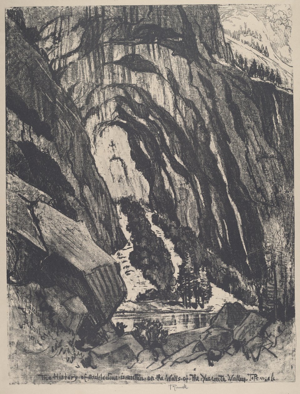कैथेड्रल दरवाजा, 1912। द्वारा जोसेफ पेनेल