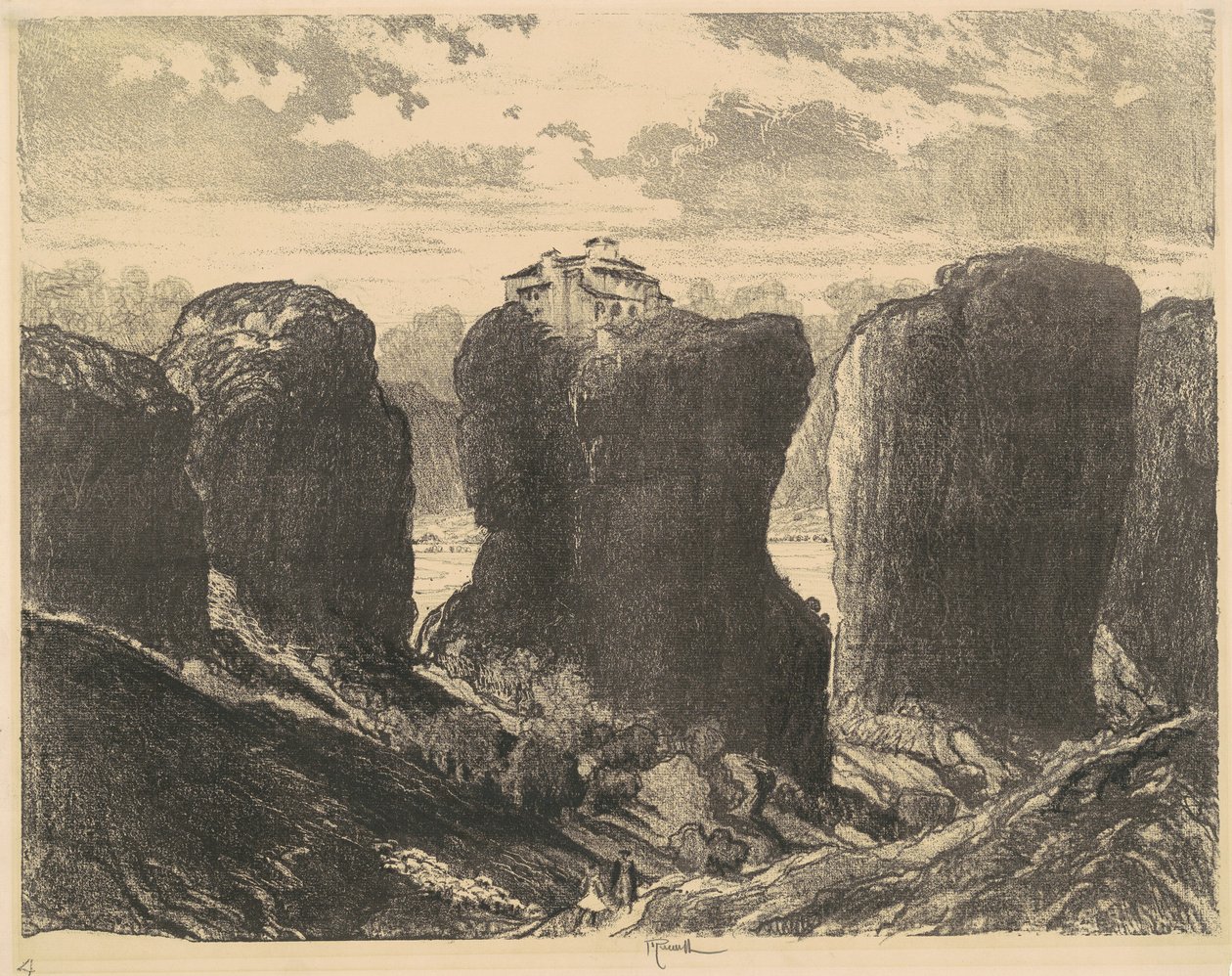 ट्रिनिटी की चट्टानें, 1913। द्वारा जोसेफ पेनेल