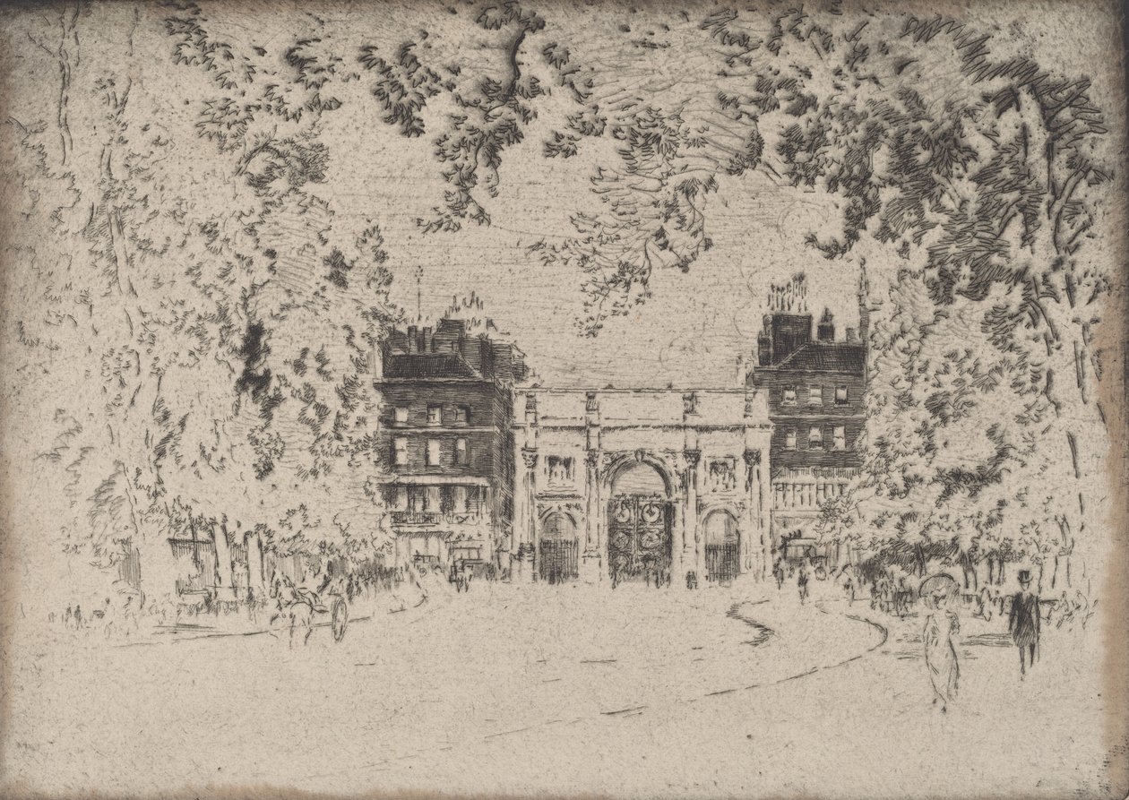 द मार्बल आर्क, 1905। द्वारा जोसेफ पेनेल