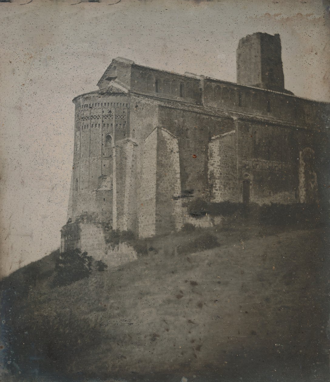 43. टोस्कानेला एग्लिस डी एस पिएत्रो, एपसे, 1842। द्वारा जोसेफ फिलिबर्ट जिरॉल्ट डी प्रांगेय