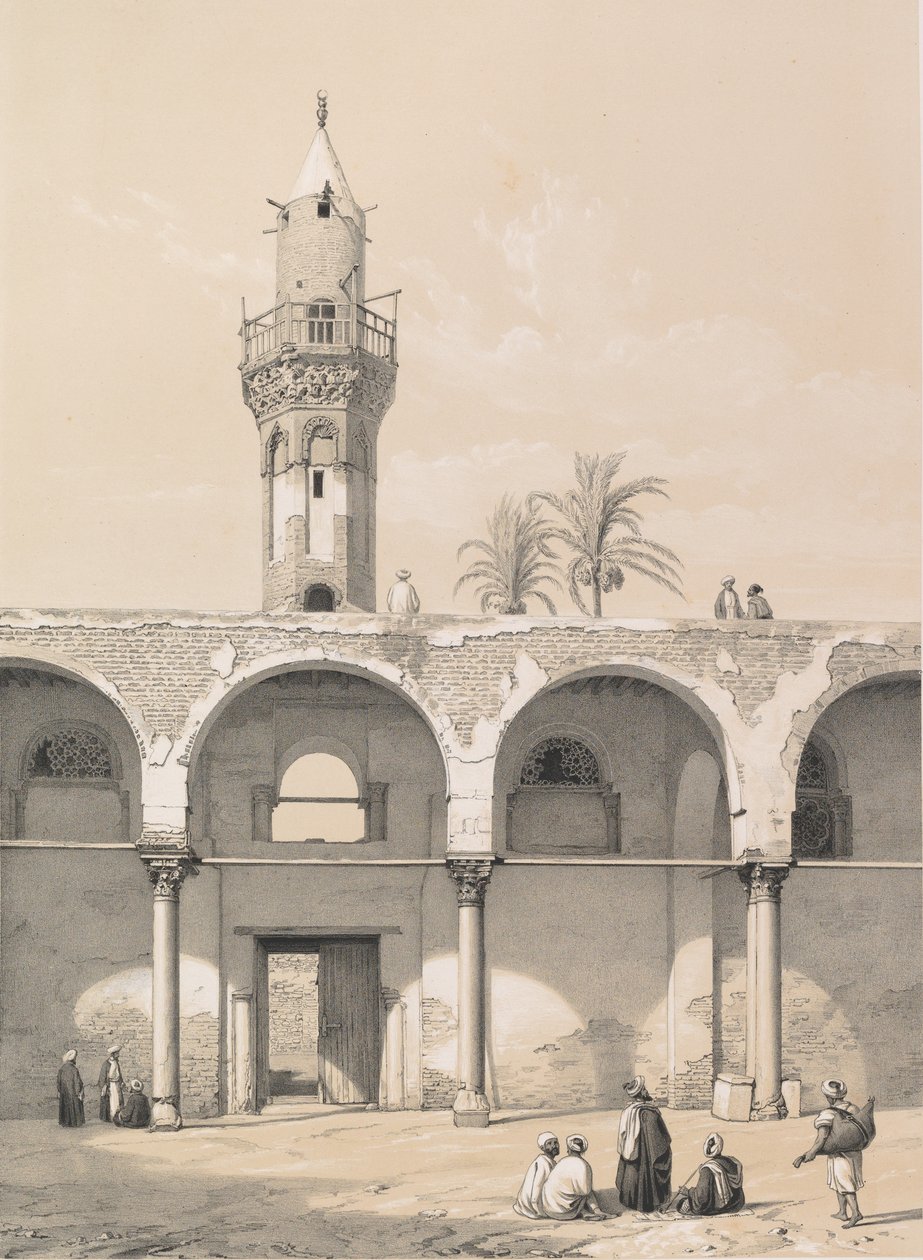 4. अमरौ, काहिरा की मस्जिद, 1843। द्वारा जोसेफ फिलिबर्ट जिरॉल्ट डी प्रांगेय