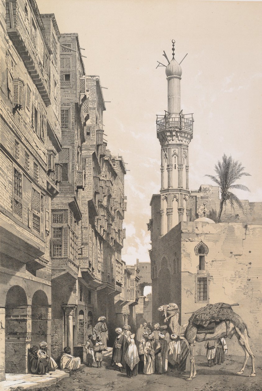 88. रोसेट में एक सड़क, 1843। द्वारा जोसेफ फिलिबर्ट जिरॉल्ट डी प्रांगेय