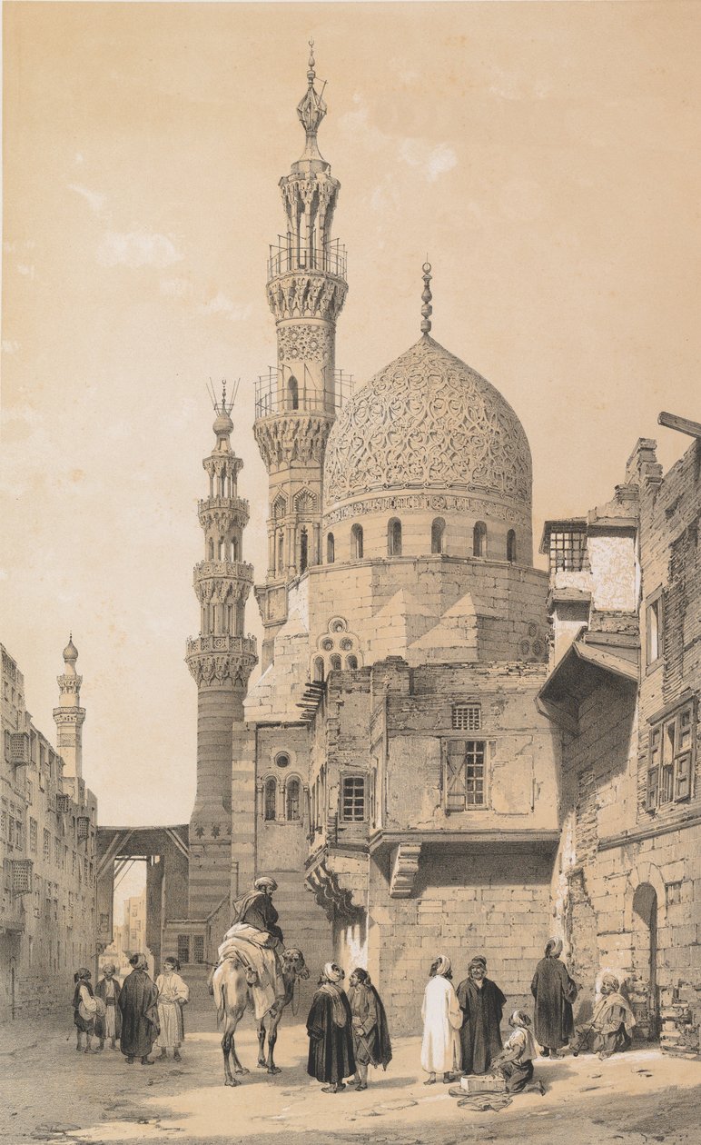 मस्जिद, काहिरा, 1843। द्वारा जोसेफ फिलिबर्ट जिरॉल्ट डी प्रांगेय