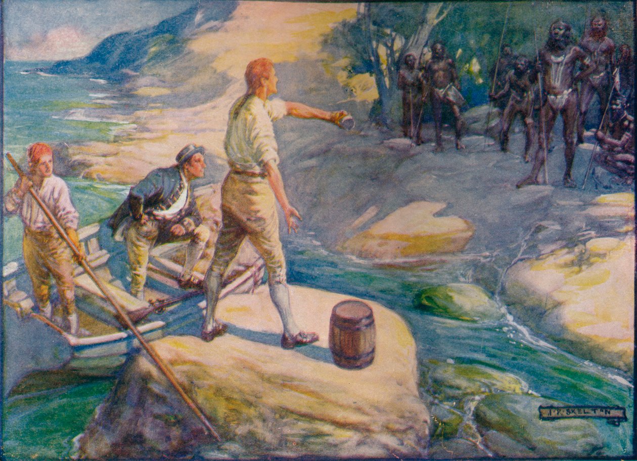 नेटिव्स रथर्ड राउंड देम, c1908, c1920। द्वारा जोसेफ रैटक्लिफ स्कीलटन