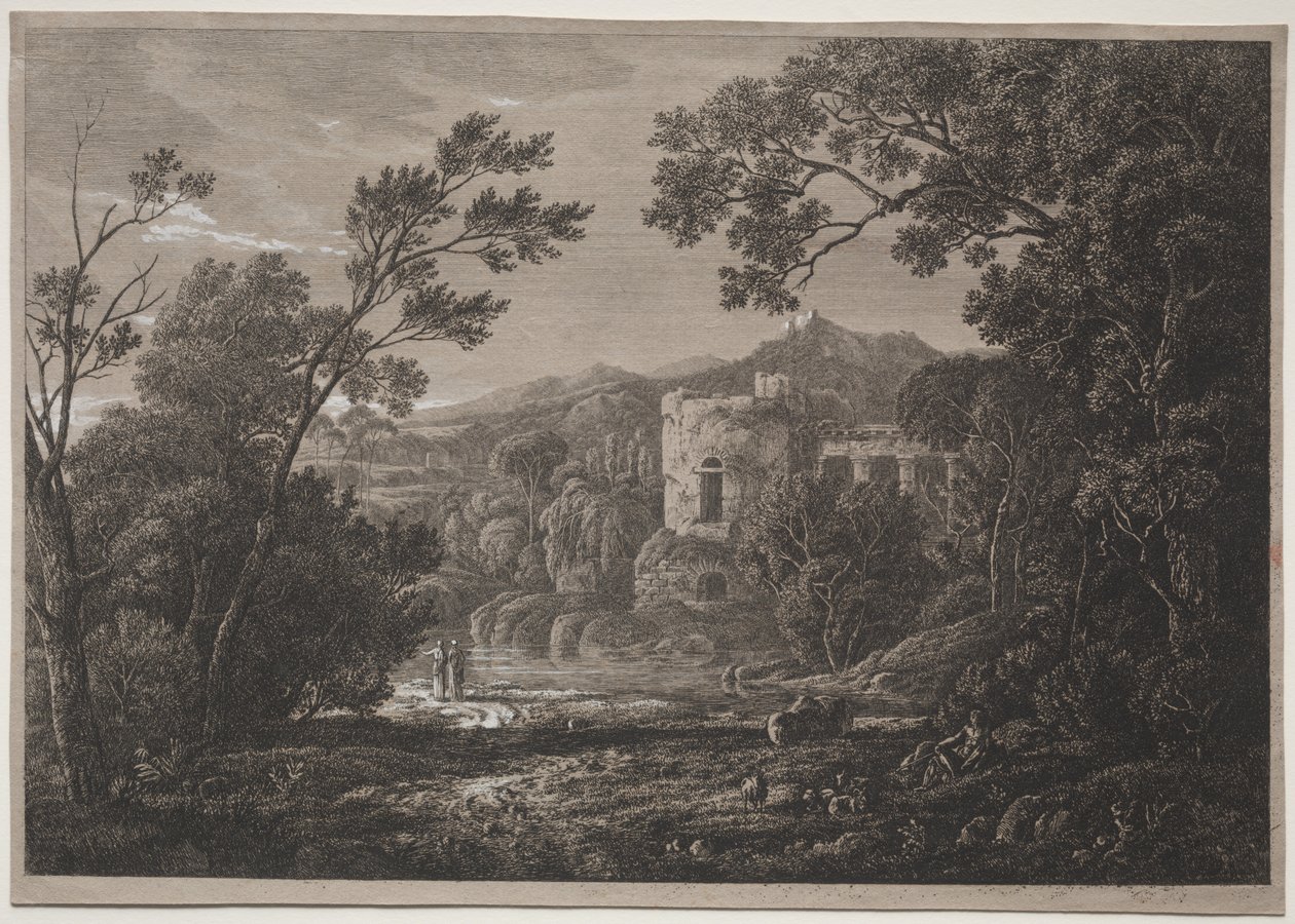 एक इतालवी दृश्य, सी। 1810 है। द्वारा जोसेफ विद्रोही