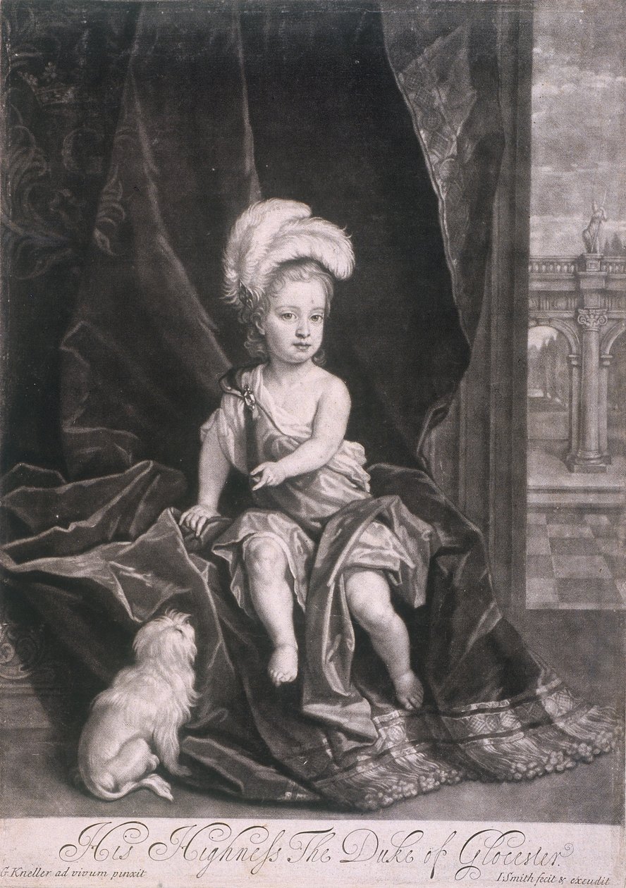 विलियम, ड्यूक ऑफ ग्लॉसेस्टर, एक बच्चे के रूप में, c1720 द्वारा जोसेफ स्मिथ