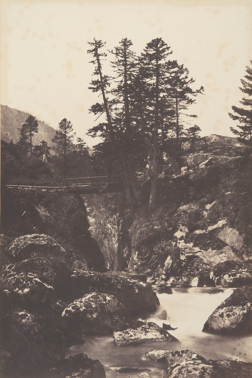 कॉटरेट्स, ब्रिज ऑफ़ स्पेन, 1853। द्वारा जोसेफ विगियर