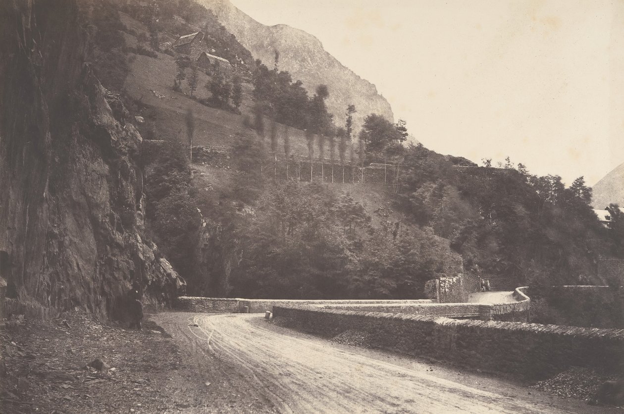 पियरेफिट से लूज सेंट सौवेउर तक की सड़क, 1853। द्वारा जोसेफ विगियर