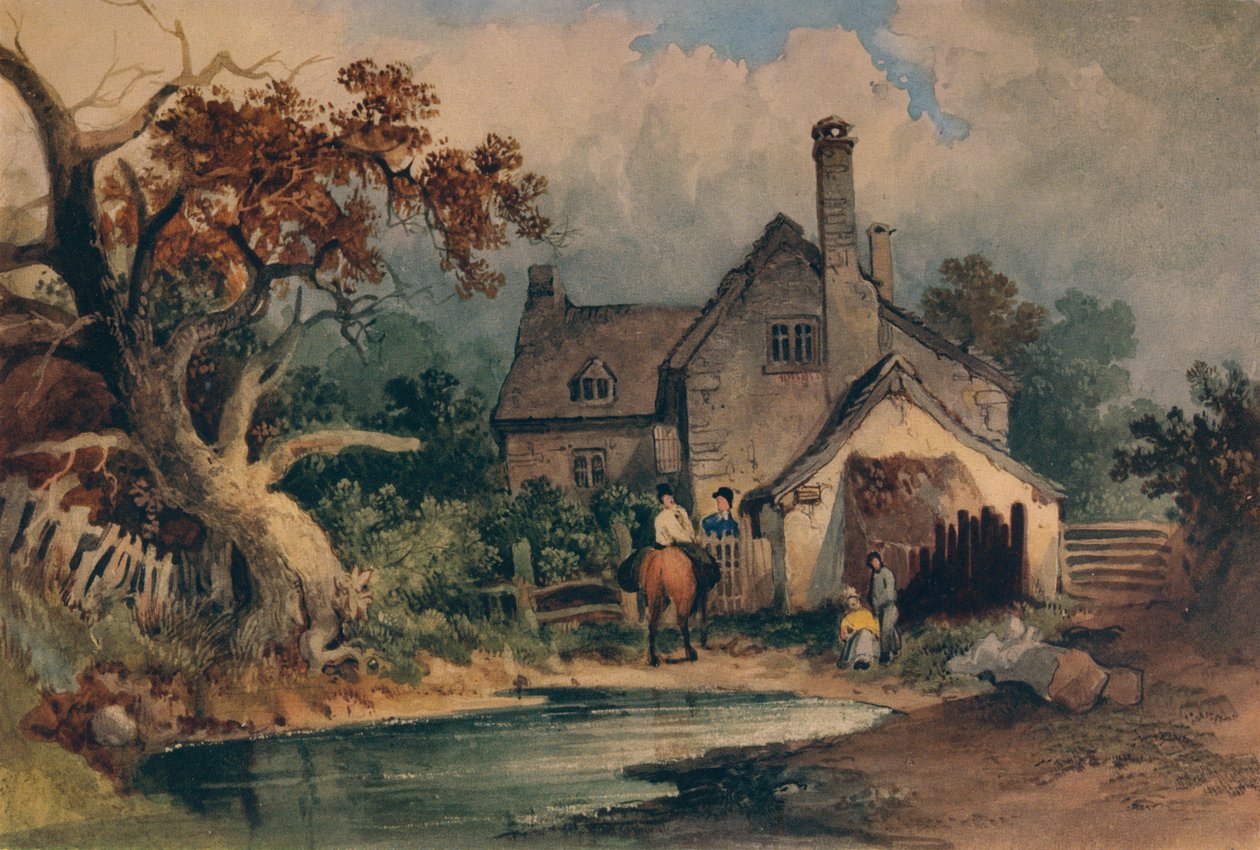 ए कॉटेज, c1852 द्वारा जोसेफ विलियम एलन