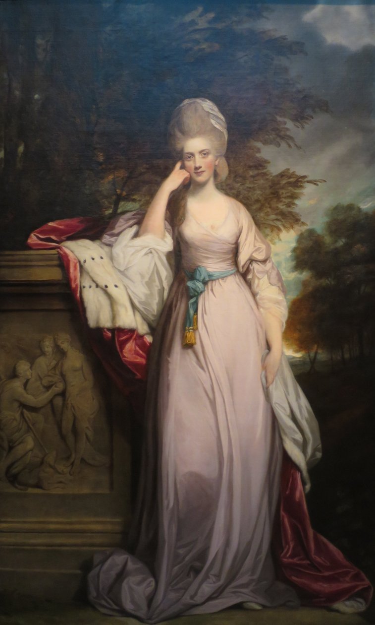 ऐनी मोंटगोमरी का पोर्ट्रेट (c.1752-1819), 1 Marquess Townshend की पत्नी द्वारा जोशुआ रेनॉल्ड्स