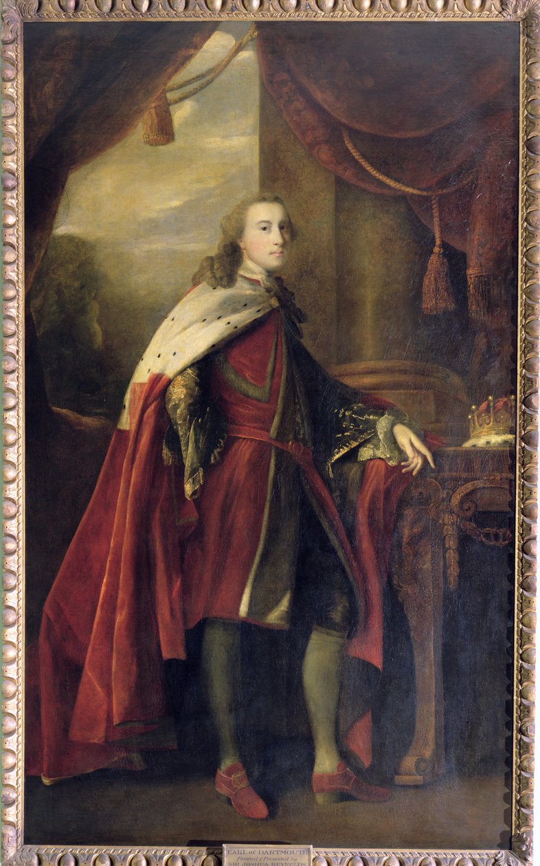 विलियम लेग का पोर्ट्रेट (1731-1801) डार्टमाउथ का दूसरा अर्ल, c.1757 द्वारा जोशुआ रेनॉल्ड्स