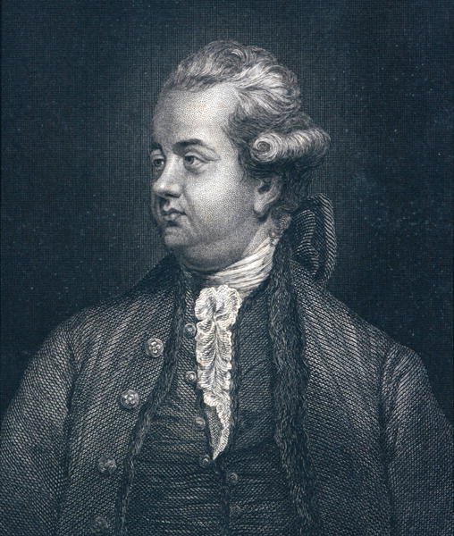 एडवर्ड गिब्बन (1737-94) (उत्कीर्णन) द्वारा जोशुआ (बाद) रेनॉल्ड्स