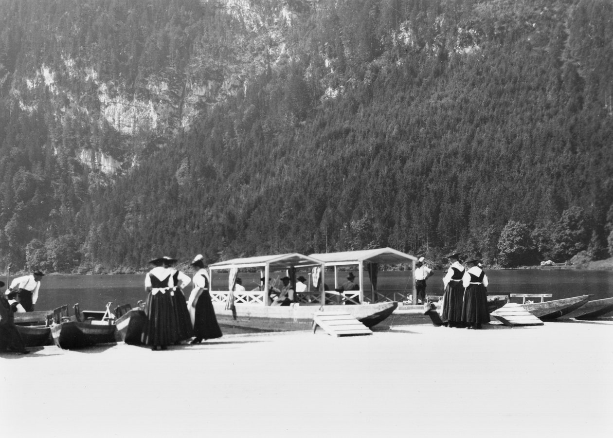 कोनिग्ससे में नावें, c.1910 द्वारा jousset
