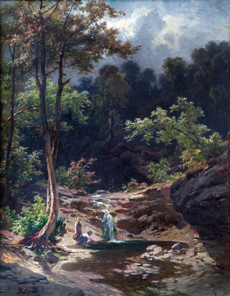  Erdei pataknEnglish: Forest Creekn द्वारा जोसेफ़ मोलनार