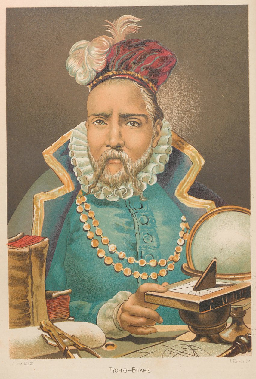 टायको ब्राहे का पोर्ट्रेट 1546-1601, द्वारा जुआन प्लानेला वाई रोड्रिगेज