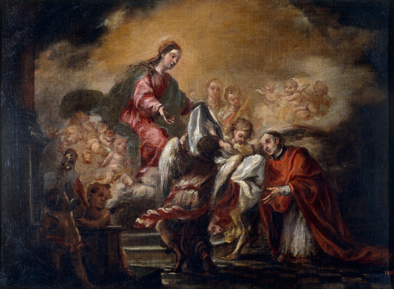 सेंट Ildephonsus पर Chasuble का प्रभाव द्वारा जुआन डे वैलेड्स लील