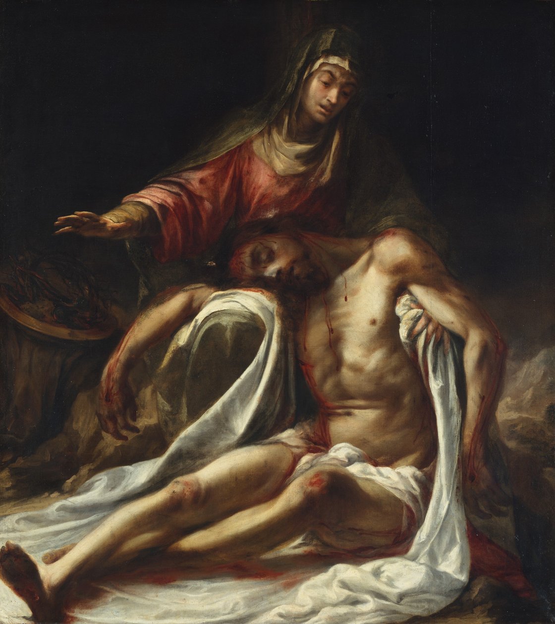 Pietà, ca. 1657-1660। द्वारा जुआन डे वैलेड्स लील