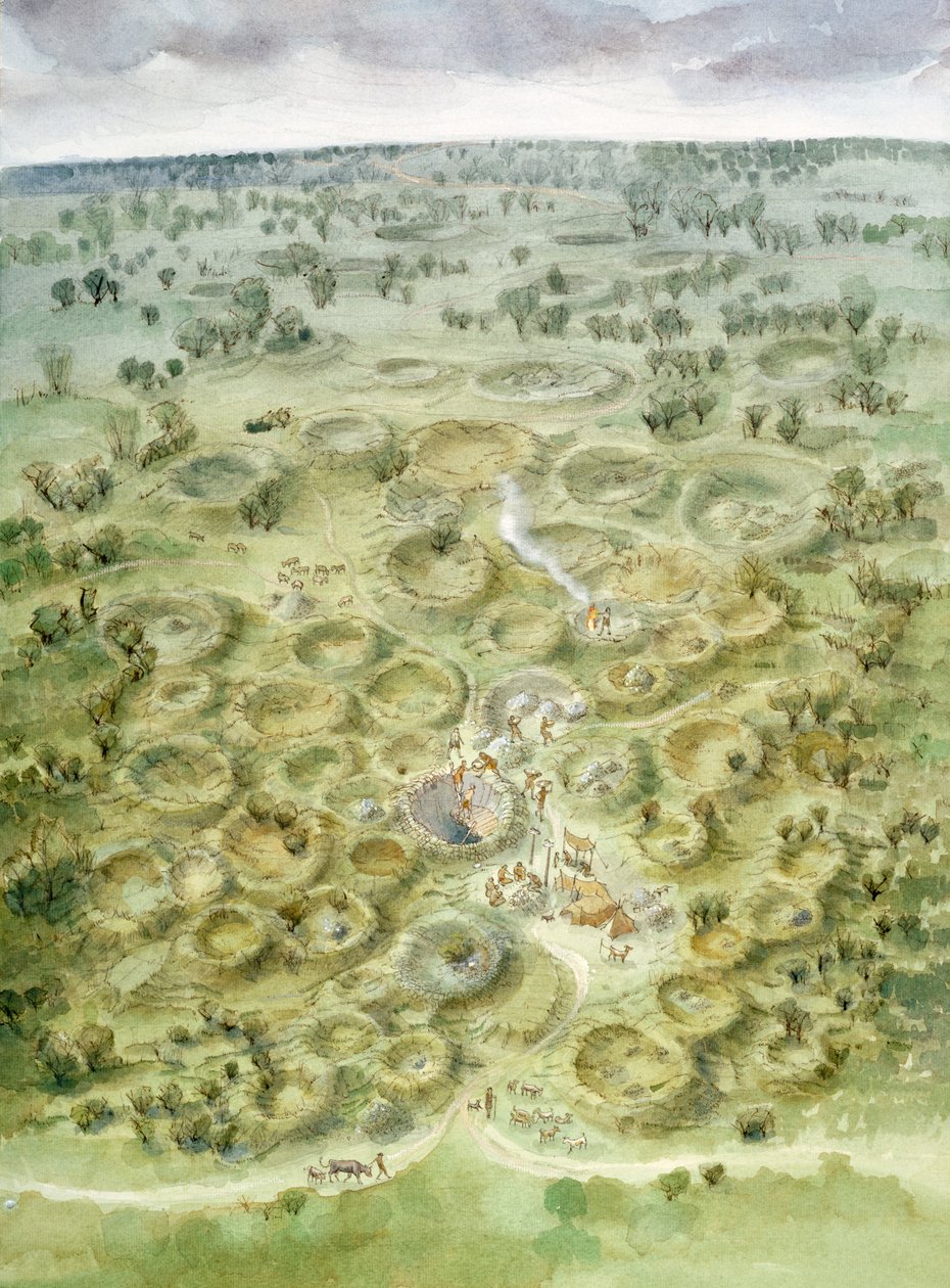 ग्रिम्स ग्रेव्स, c2000 ई.पू., c1990-2010। द्वारा जूडिथ डोबी