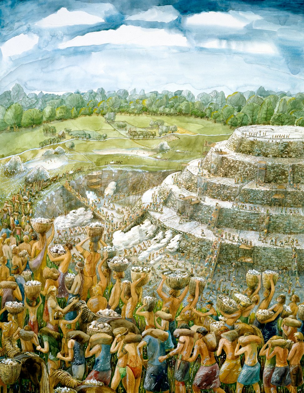 सिलबरी हिल, c2400BC, c1990-2010 द्वारा जूडिथ डोबी