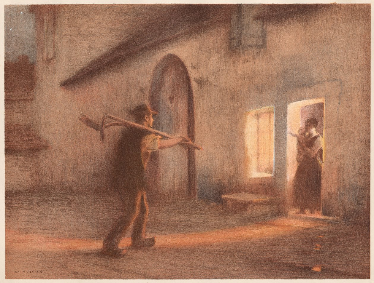 द रिटर्न ऑफ द फील्ड्स, 1898-1899। द्वारा जूल्स एलेक्सिस मुएनियर