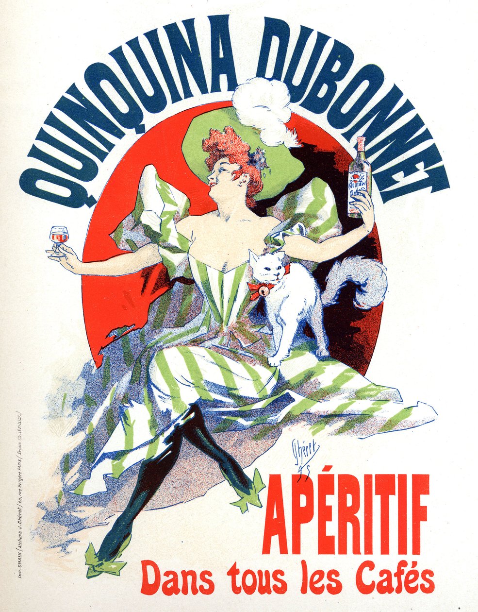 Quinquina Dubonnet aperitif के लिए विज्ञापन Advertising द्वारा जूल्स चेरी