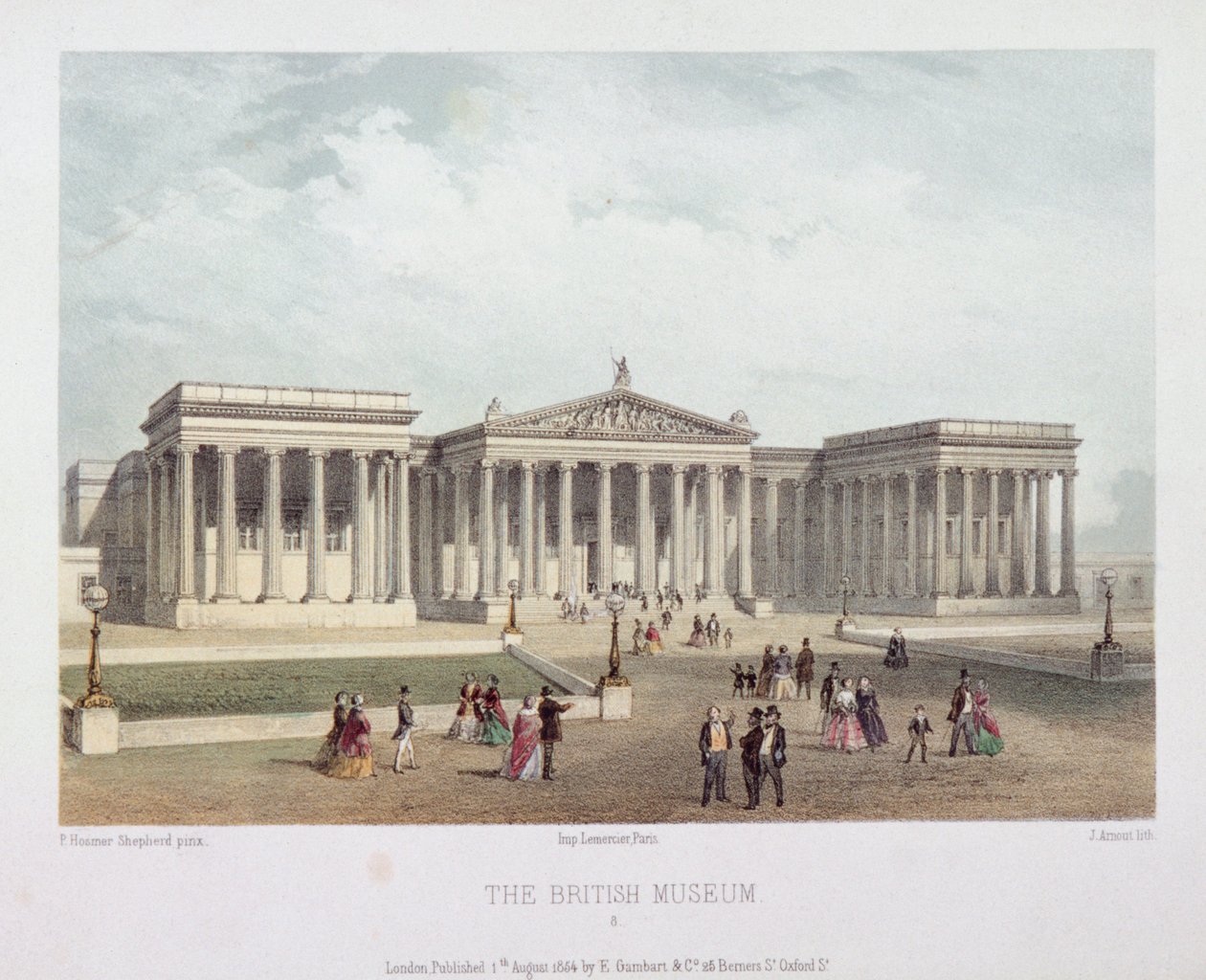 ब्रिटिश संग्रहालय, होलबोर्न, लंदन, 1854 द्वारा जूल्स लुई अर्नौट