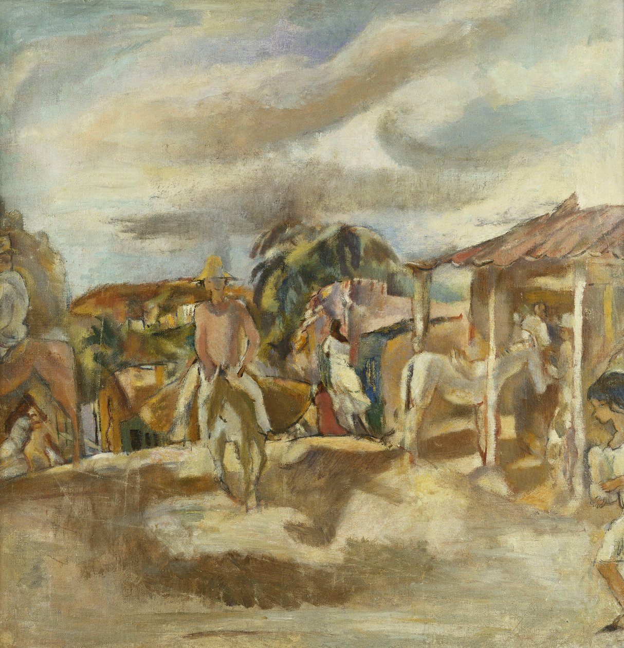 क्यूबा गांव; क्यूबा गांव, c.1917-1918 द्वारा जूल्स पास्किन