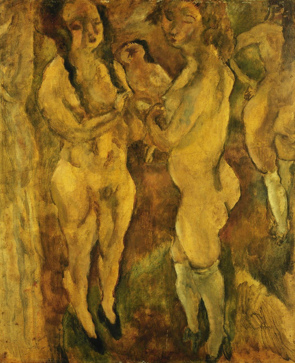 नग्न महिलाएं; नग्न महिलाएं, 1921-1923 द्वारा जूल्स पास्किन