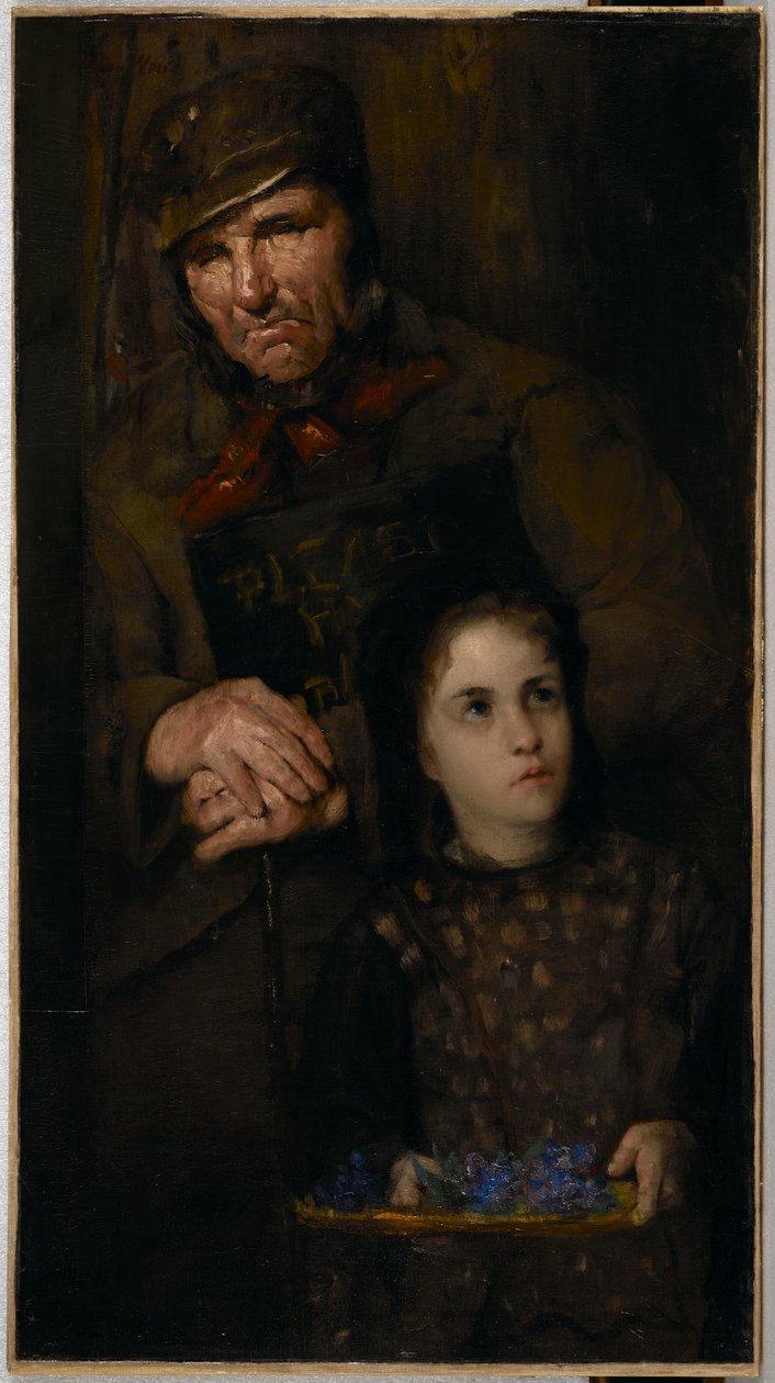 द फूल विक्रेता, c.1879 द्वारा जूलियन एल्डन वियर