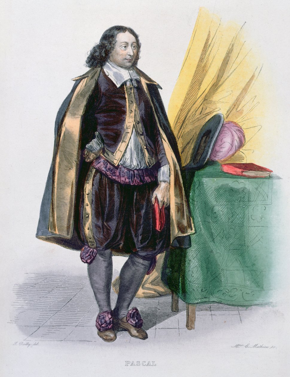 ब्लाइस पास्कल (1623-62), 1841 द्वारा जूलियन लियोपोल्ड बोइली