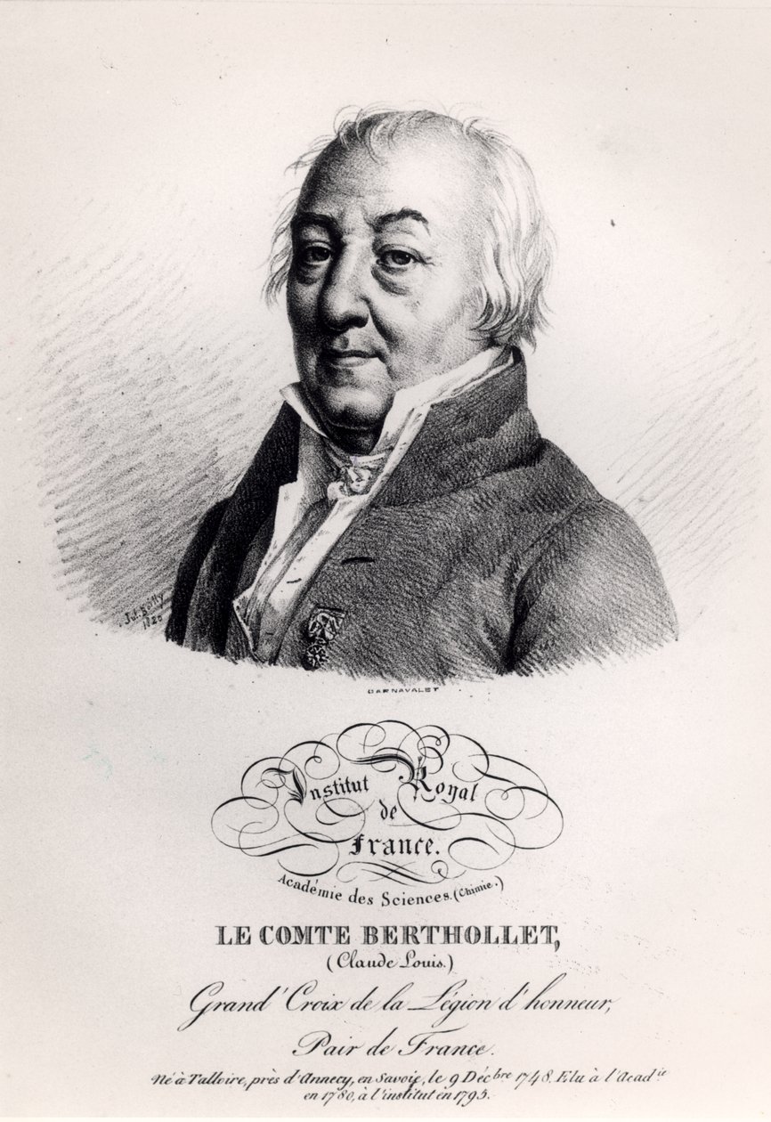 काउंट क्लाउड लुईस बर्थोलेट (1748-1822) द्वारा जूलियन लियोपोल्ड बोइली