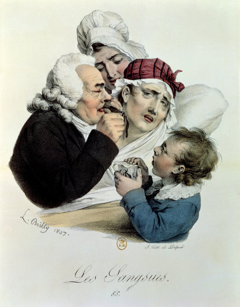 लीचेस, डेल्पेक द्वारा उत्कीर्ण, 1827 द्वारा जूलियन लियोपोल्ड बोइली