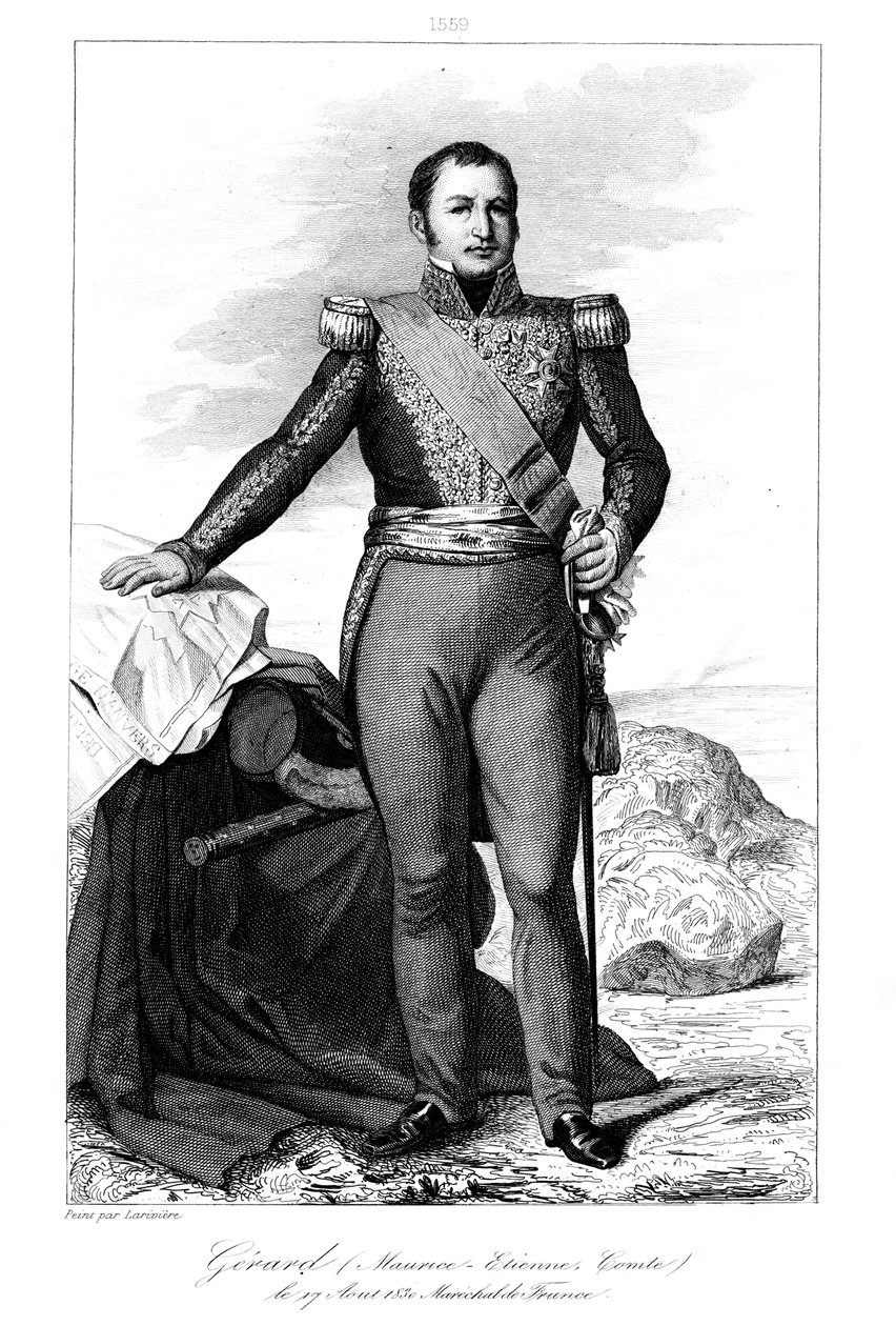 एटिएन मौरिस जेरार्ड 1773-1852, फ्रांसीसी जनरल और राजनेता, 1839। द्वारा जूलियन लियोपोल्ड बोइली