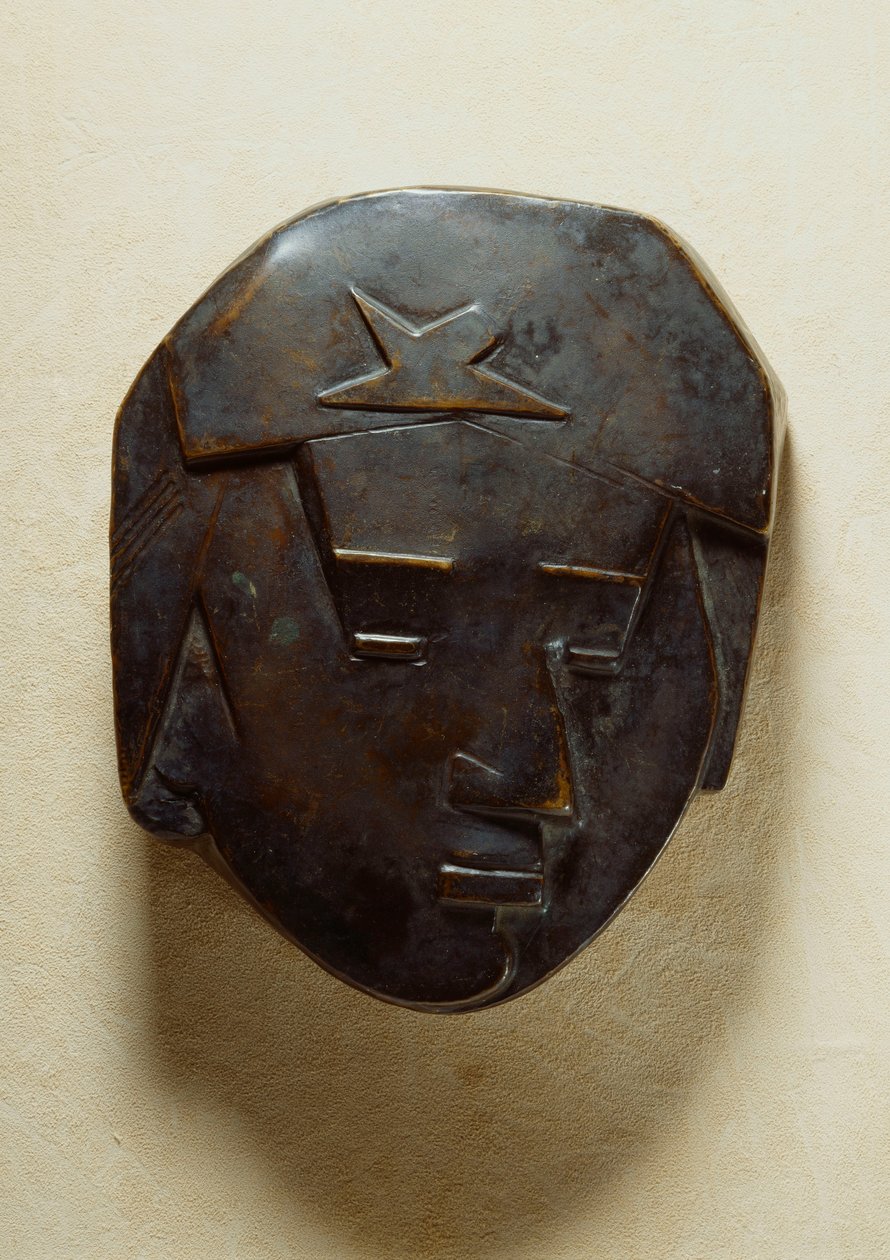 किशोर का चेहरा; फेस ऑफ ए टीनेज गर्ल, c.1928-1929 द्वारा जूलियो गोंजालेज