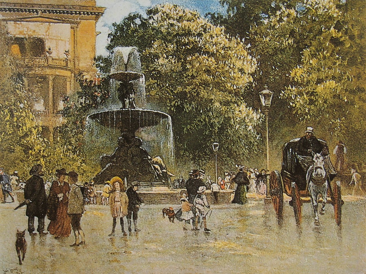 केम्परप्लाट्ज, पुराने बर्लिन, 1889 द्वारा जूलियस जैकब