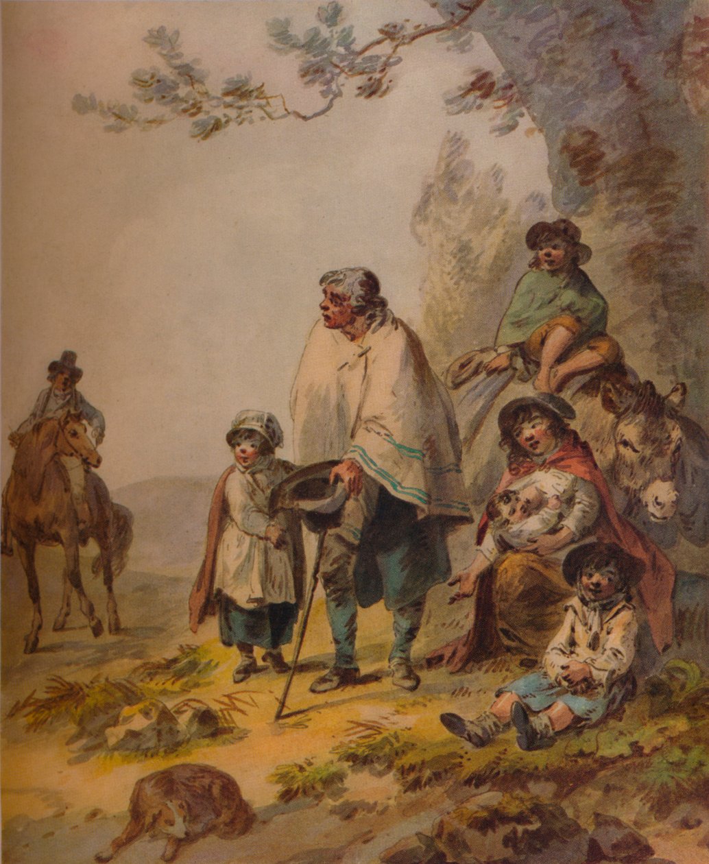 जिप्सी भिखारी, c1795 द्वारा जूलियस सीजर इबेट्सन